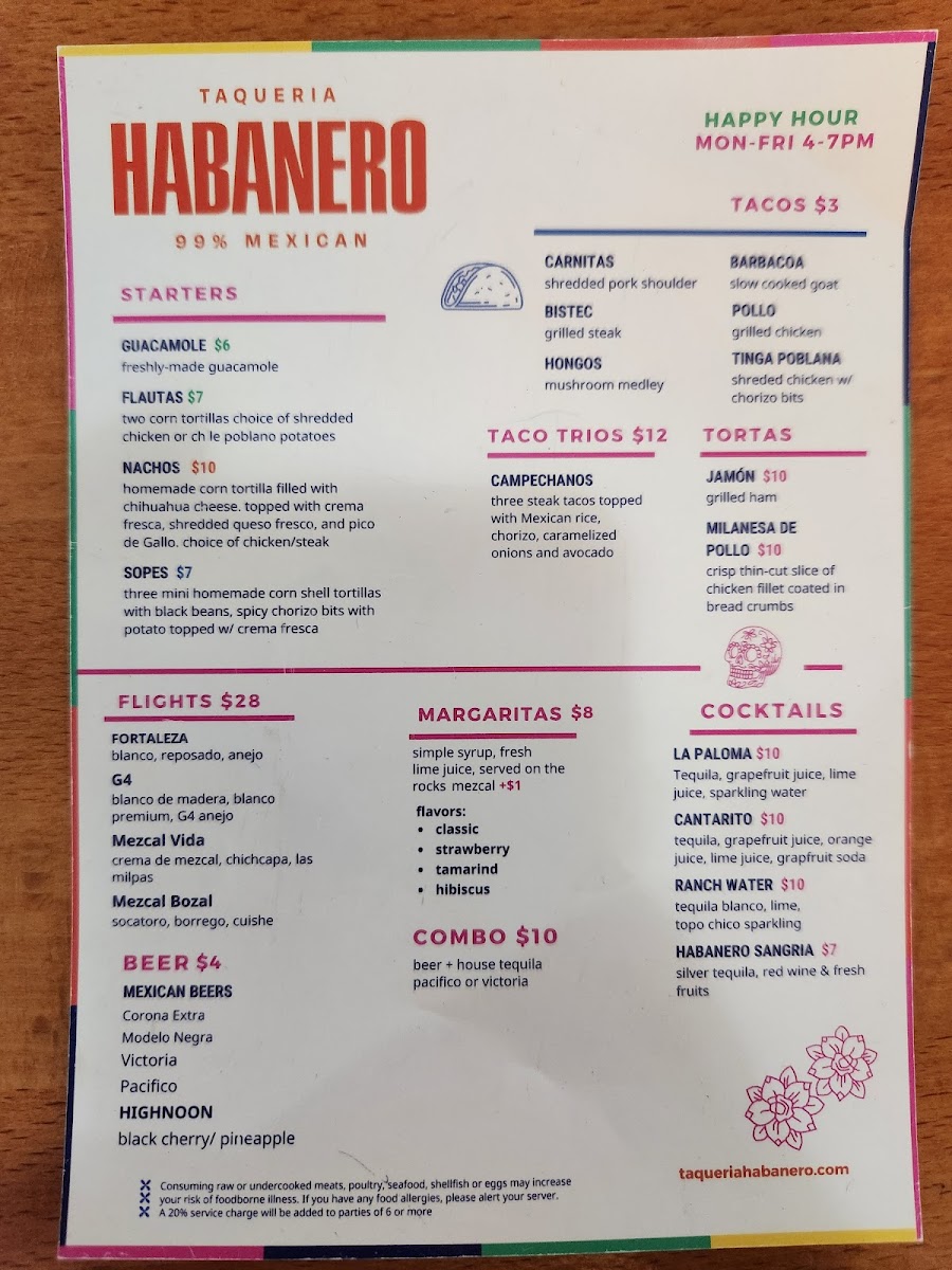 Taqueria Habanero Menu - Image 3