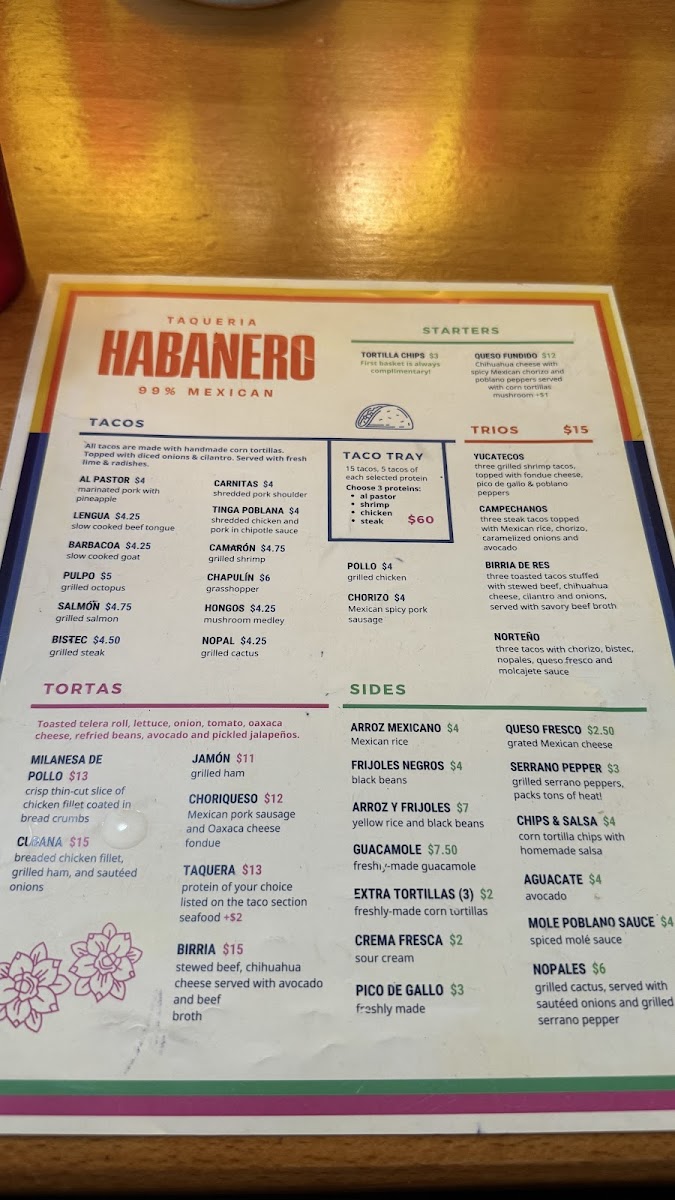 Taqueria Habanero Menu - Image 6